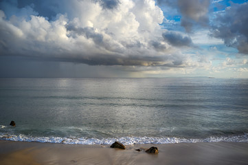 Storm on the Beach. Tarifa. Cadiz. Andalusia