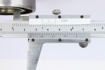 Ball bearing with caliper.