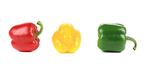 Close up of colorful peppers.