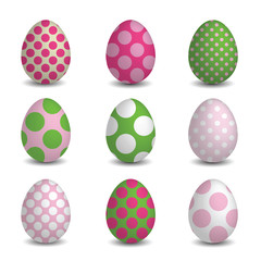 Set of Easter eggs