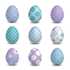 Set of Easter eggs