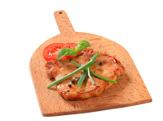 Spicy pork cutlet