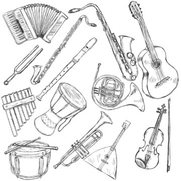 Vector Set of Musical Instruments
