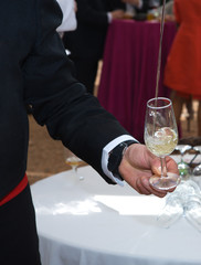 Pouring fino