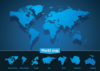 world map