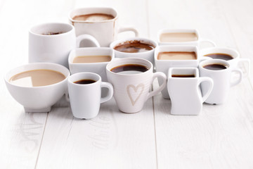 black or white coffee