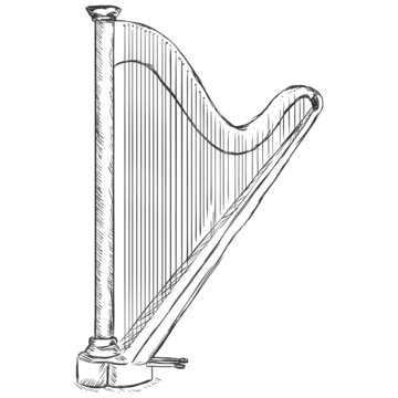 Vector Sketch Harp