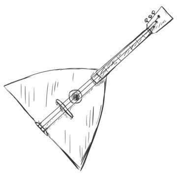 Vector Sketch Balalaika