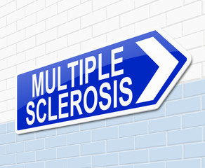 Fototapeta premium Multiple Sclerosis concept.