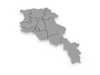 Map of Armenia