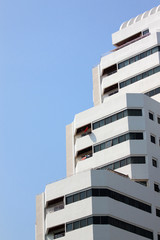 top of modern building.