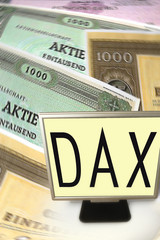 Börse DAX Aktienkurs  - obrazy, fototapety, plakaty