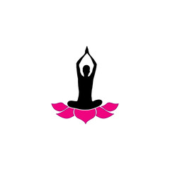 Logo for yoga or fitness center- Salutation