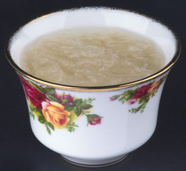 Bird's nest. Boiled bird's nest