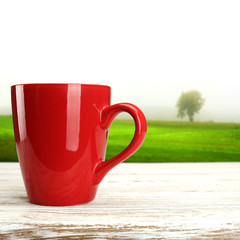 red mug