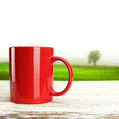 red mug