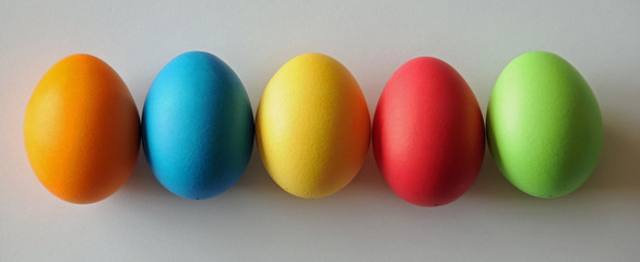Ostern: bunte Eier
