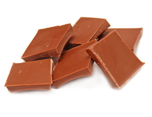 Slices of chocolate