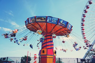 Deurstickers Giant Swing in summer © Jira