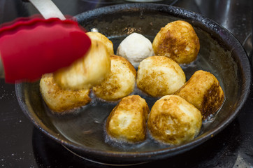 pastry, food, sweet, doughnut, bun, preparation