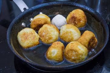 pastry, food, sweet, doughnut, bun, preparation