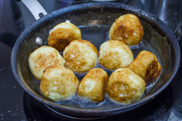 pastry, food, sweet, doughnut, bun, preparation