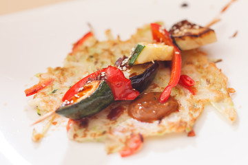 vegetable kebab
