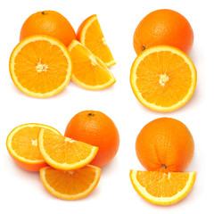 A beautiful collection of sliced oranges