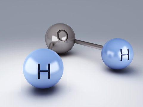 H2O Molecule 3d