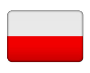 Poland flag button