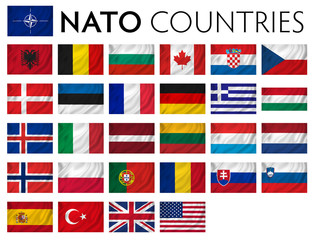 NATO memebr countries - obrazy, fototapety, plakaty