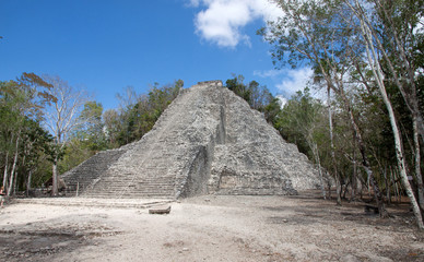 Fototapeta na wymiar Ruiny Coba, Meksyk
