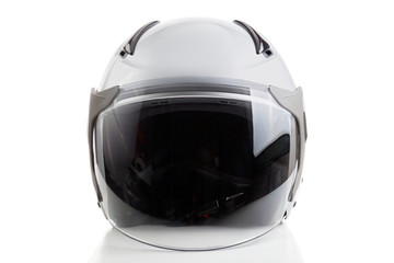 White jet fighter style helmet - 62793173
