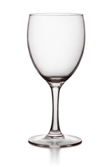 Empty wine glass