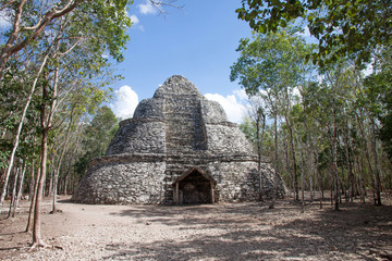 Fototapeta na wymiar Ruiny Coba, Meksyk