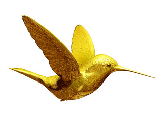 golden Hummingbird © diez-artwork