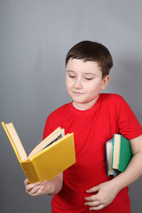 Boy with book s