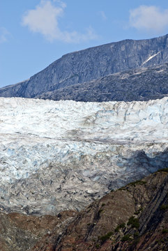 Alaska - Mendenhall Glacier - Glacier Texture