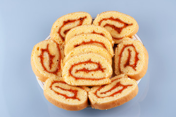 Roll cake dessert