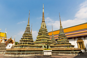 Wat Phra Chetupon Vimolmangklararm (Wat Pho) temple in Thailand.