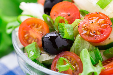 Fresh vegetable salad
