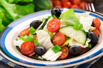 Fresh vegetable salad