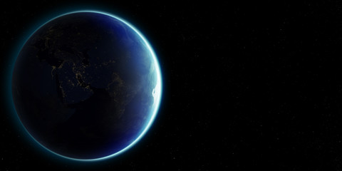 Fototapeta na wymiar 3D Planet Earth. Elements of this image furnished by NASA. Other