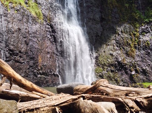 cascades de faarumai on tahiti