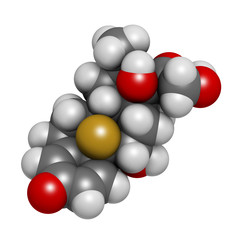 Dexamethasone glucocorticoid drug. Steroid drug.