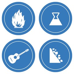 Symboles en 4 panneaux	