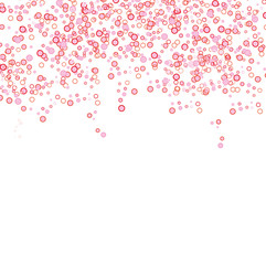 Confetti background, vector illustration
