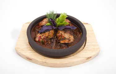 Meat with vegetables