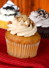 cupcake. cup cake on the background