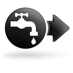 robinet sur bouton noir